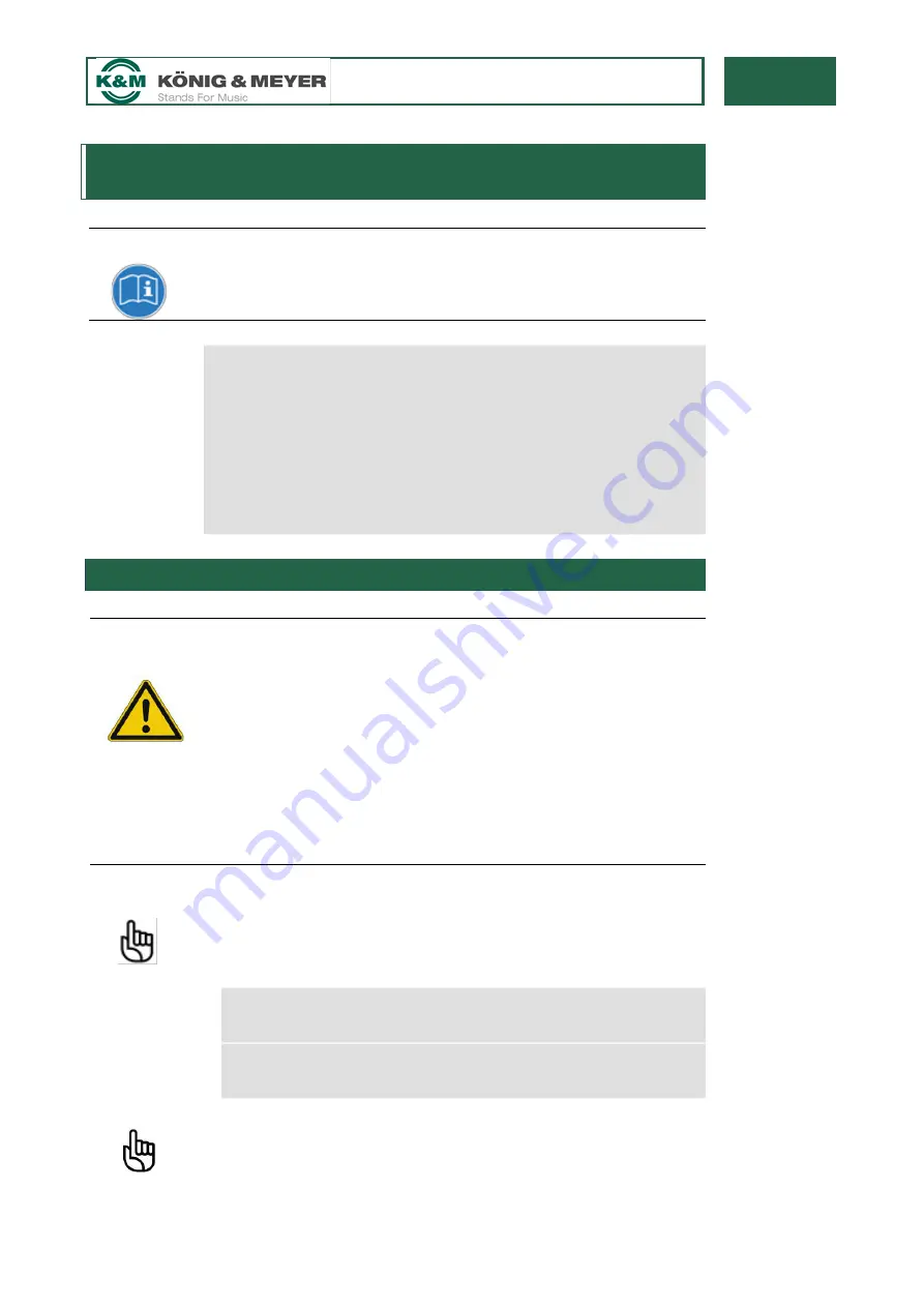 Konig & Meyer Omega-E 18800-000-55 Operating Instructions Manual Download Page 410