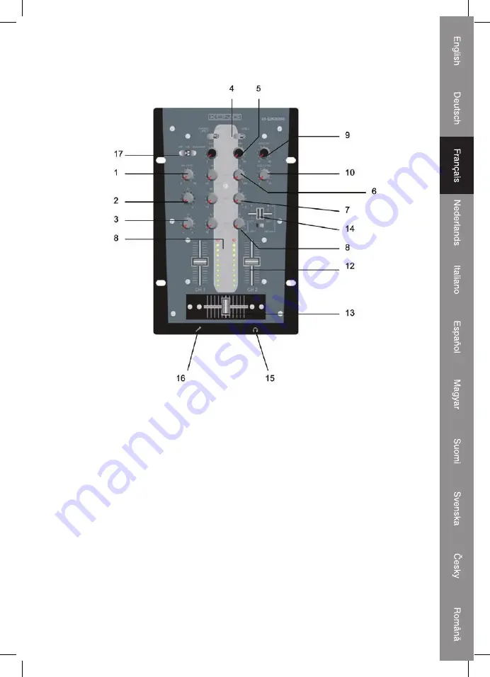 König Electronic KN-DJMIXER60 Скачать руководство пользователя страница 11