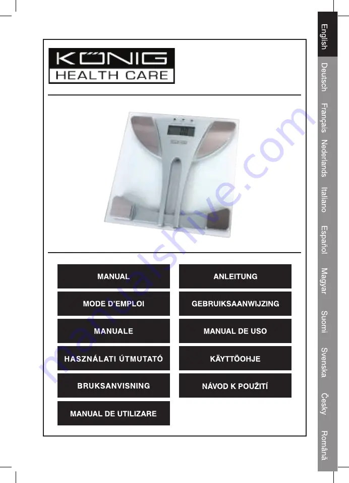 König Health Care HC-PS300 Manual Download Page 1