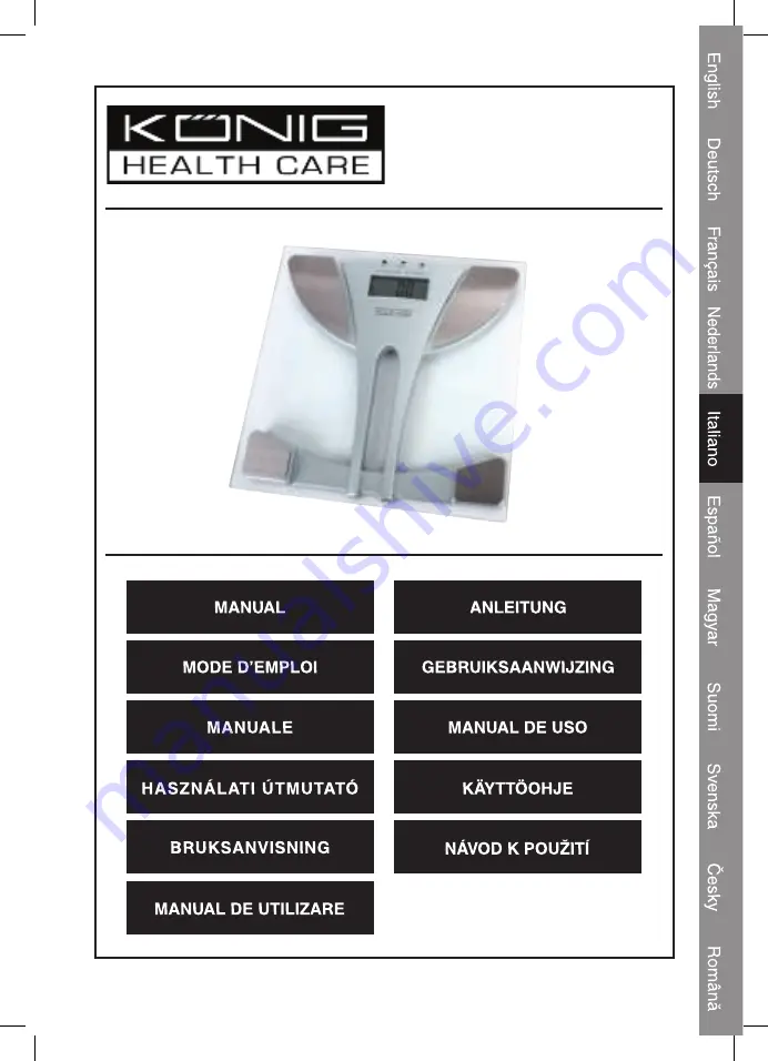 König Health Care HC-PS300 Manual Download Page 25