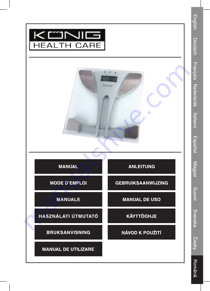 König Health Care HC-PS300 Скачать руководство пользователя страница 61