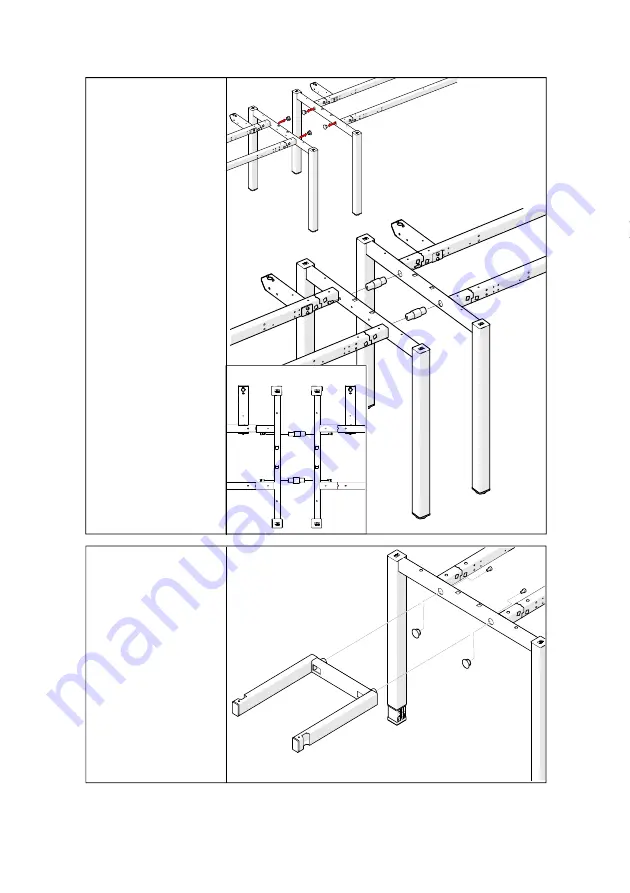 Konig + Neurath Basic 4 Desk Assembly Instructions Manual Download Page 10