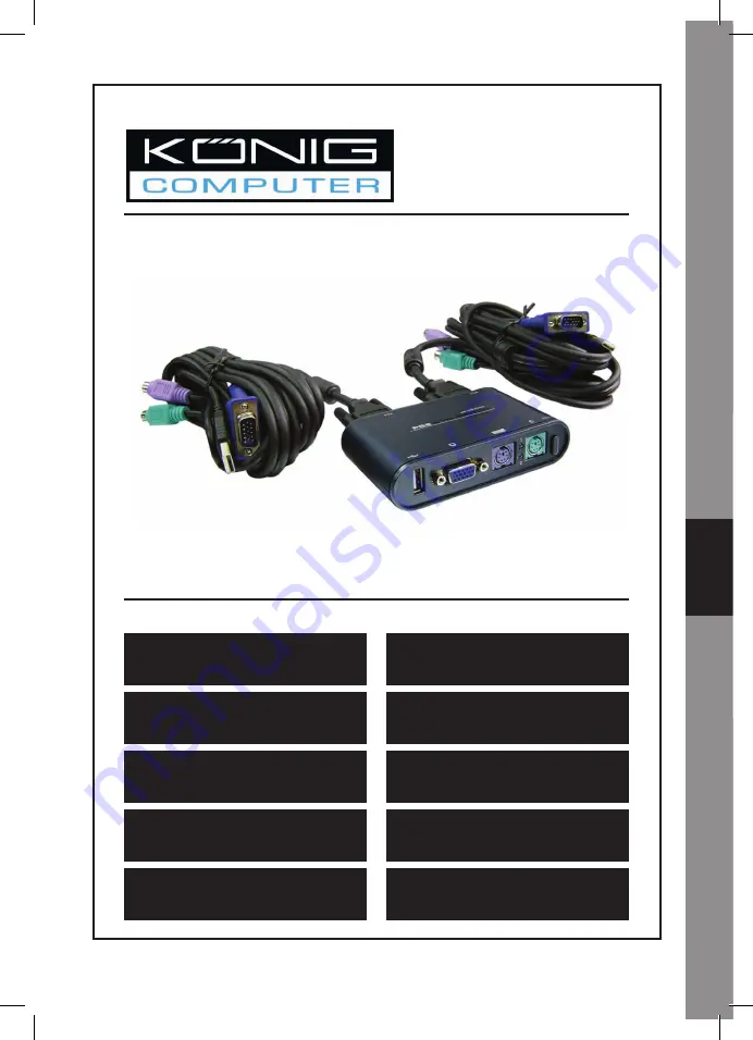 Konig CMP-KVMSWIT60 Manual Download Page 21