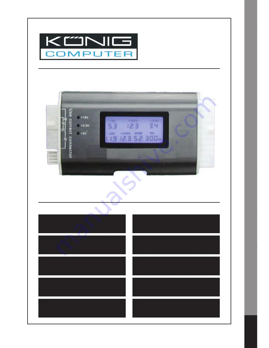 Konig CMP-PSUTESTER5 Manual Download Page 28