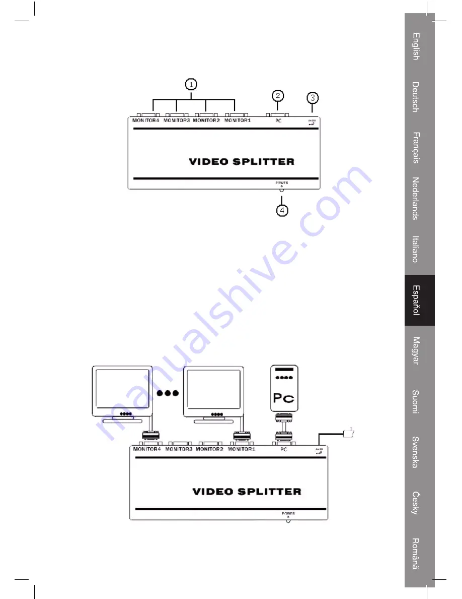 Konig CMP-SPLITVGA10 Manual Download Page 23