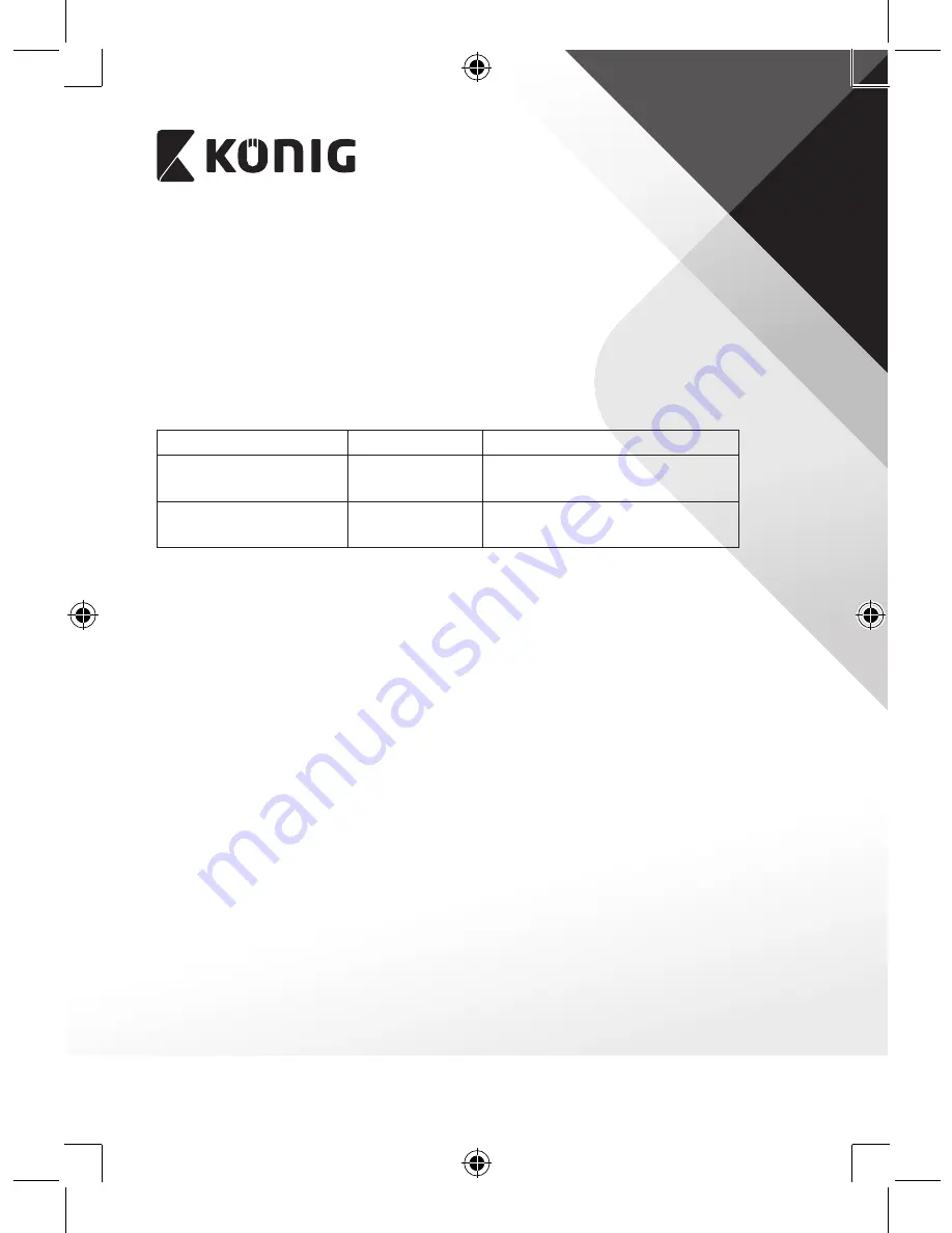 Konig CSBTRCVR100 Manual Download Page 24