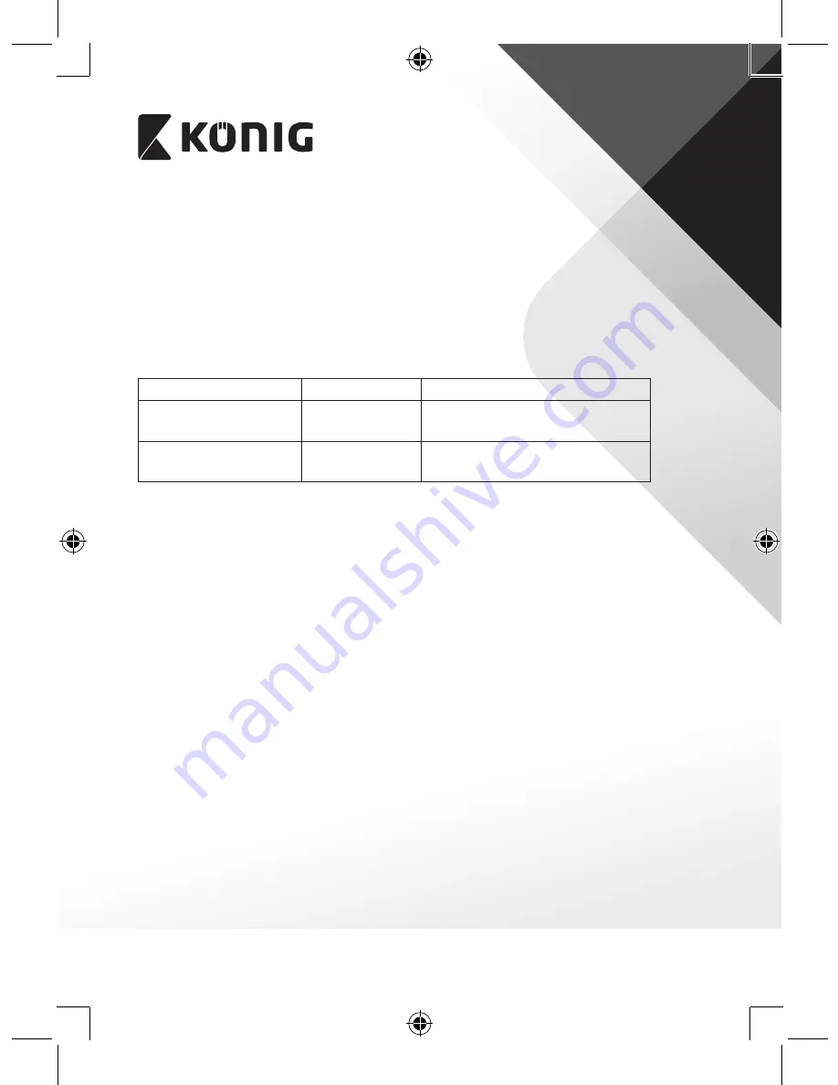 Konig CSBTRCVR100 Manual Download Page 54