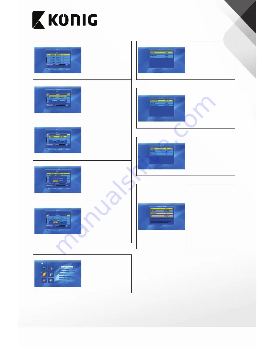 Konig DVB-S2 REC11 User Manual Download Page 46