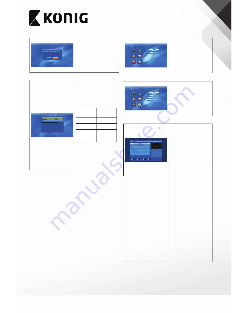 Konig DVB-S2 REC11 User Manual Download Page 98