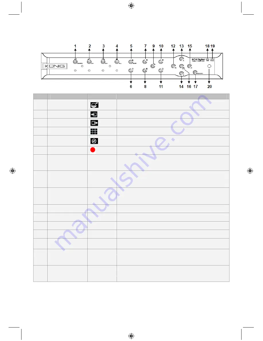 Konig SEC-DVR404V2 Manual Download Page 50