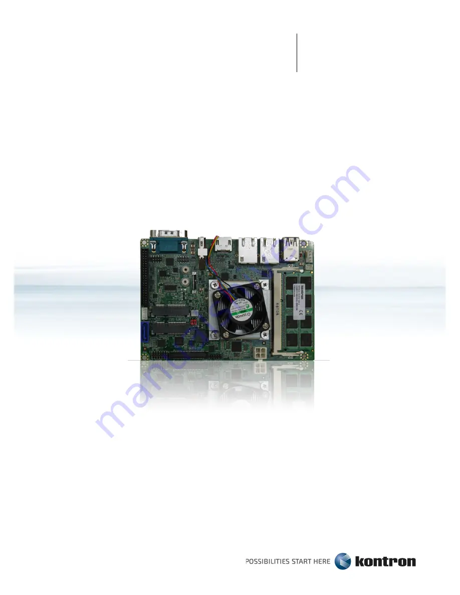 Kontron 3.5-SBC-APL User Manual Download Page 1