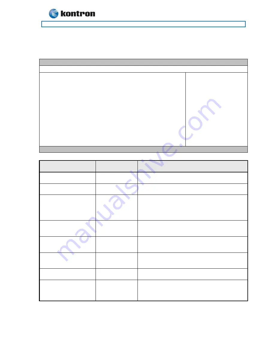 Kontron 786LCD/mITX Скачать руководство пользователя страница 61