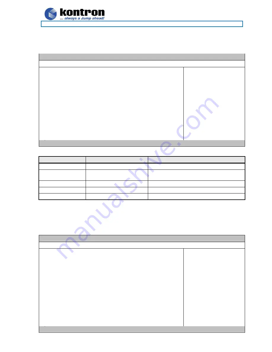 Kontron 86LCD-M/ATX User Manual Download Page 65