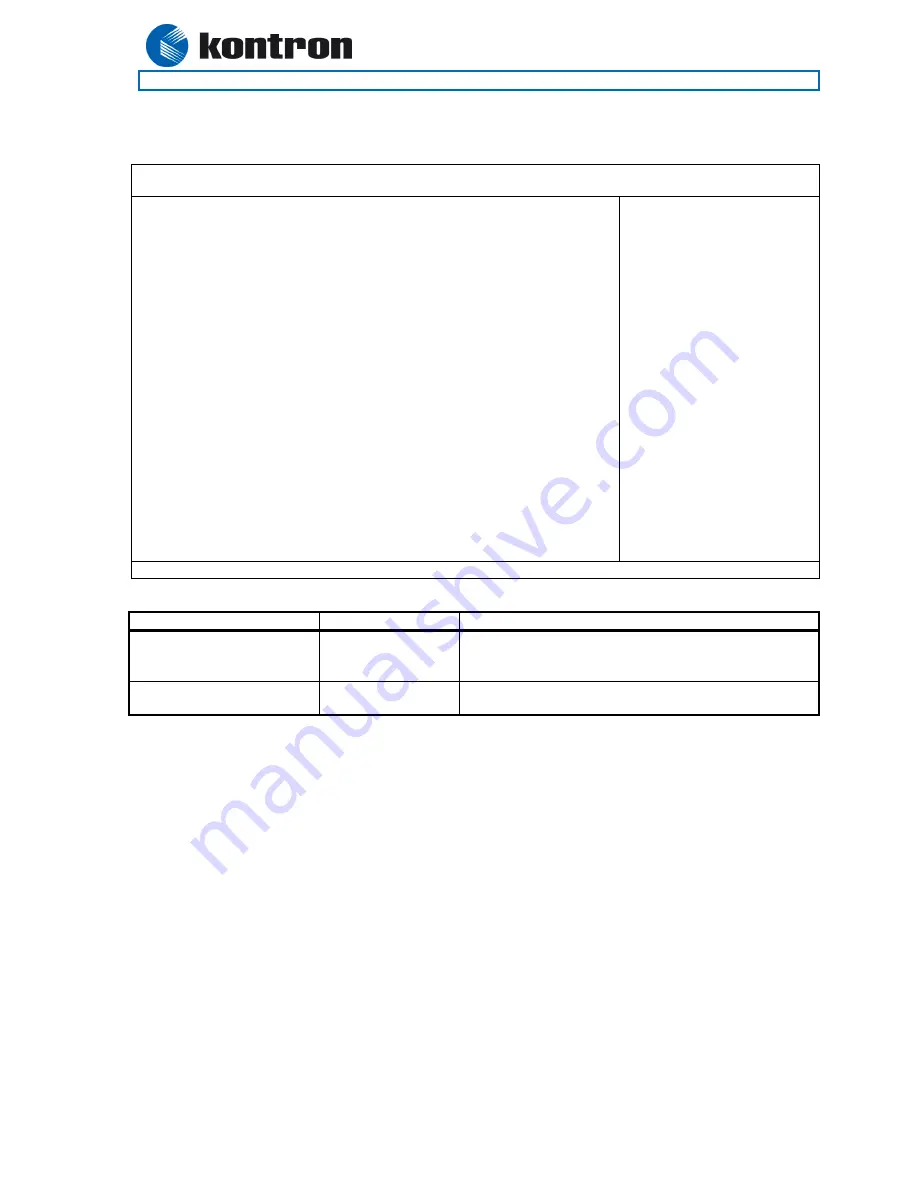 Kontron 886LCD/ATUX User Manual Download Page 58