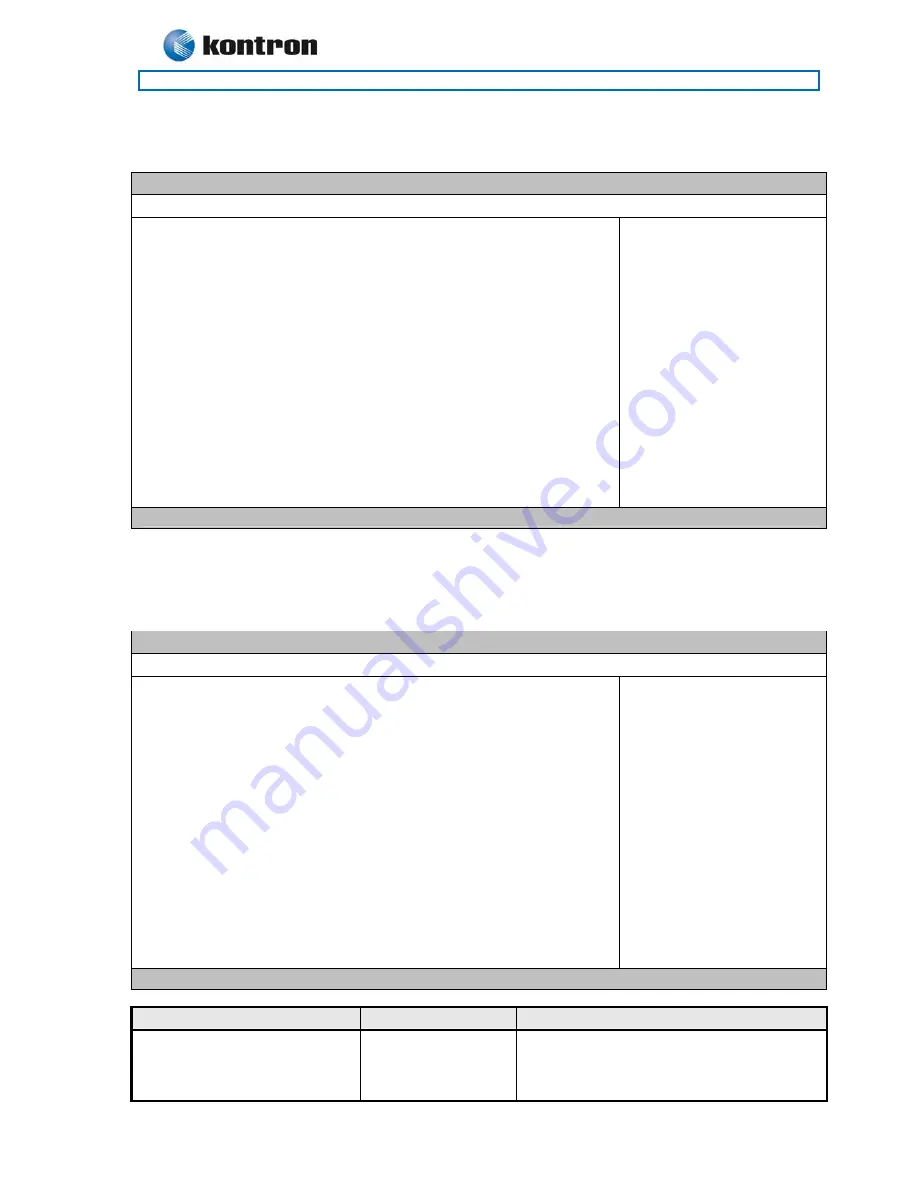 Kontron 886LCD-M/ATX User Manual Download Page 58