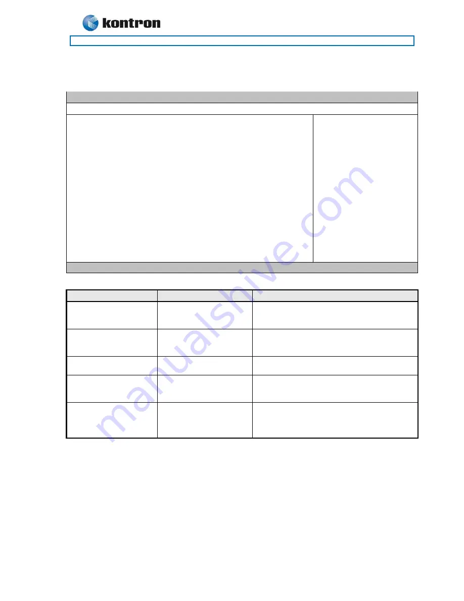 Kontron 886LCD-M/ATX User Manual Download Page 69