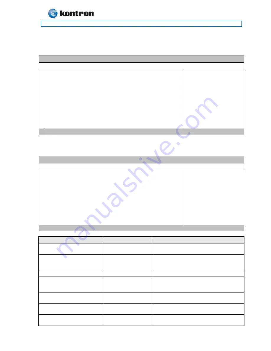 Kontron 886LCD-M/ATX User Manual Download Page 72