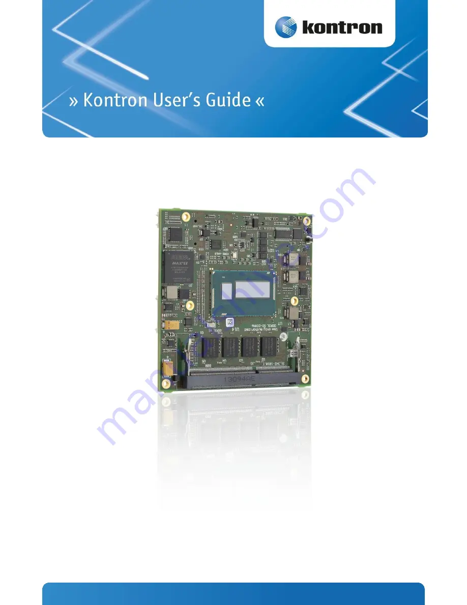 Kontron COMe-cHL6 User Manual Download Page 1