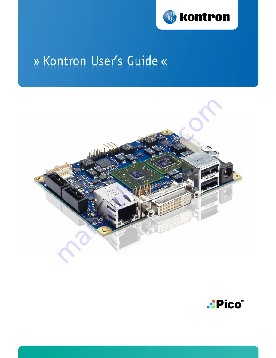 Kontron KTA55/pITX User Manual Download Page 1