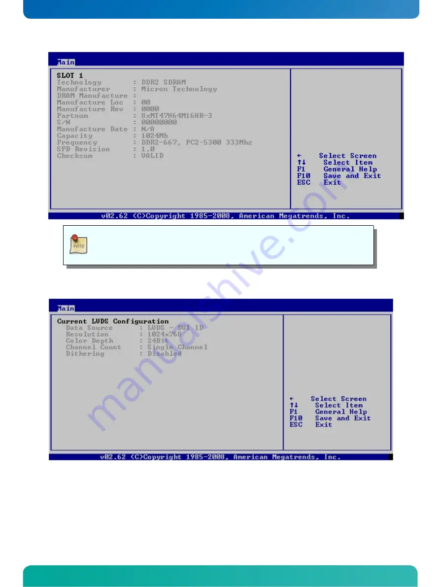 Kontron nanoETXexpress-SP User Manual Download Page 61