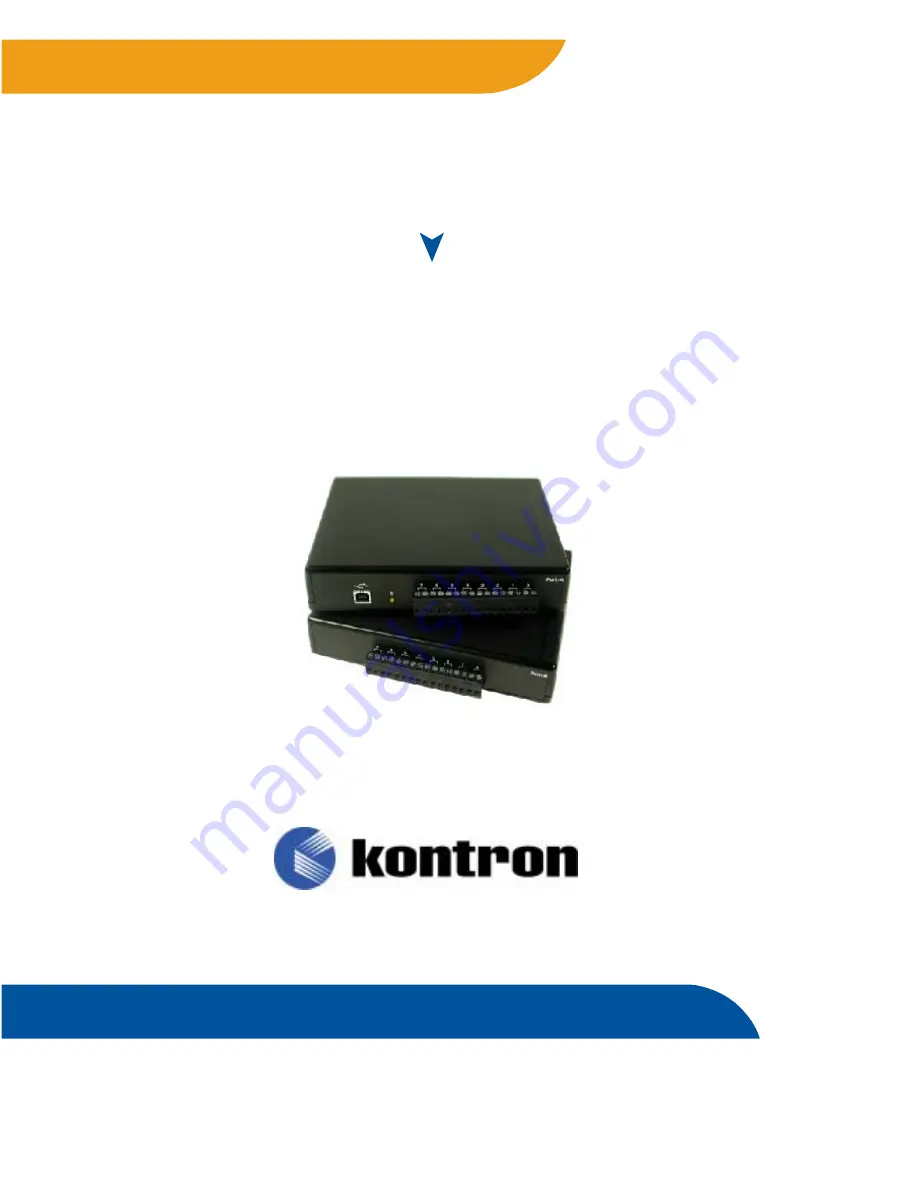 Kontron USB-16REL Скачать руководство пользователя страница 1