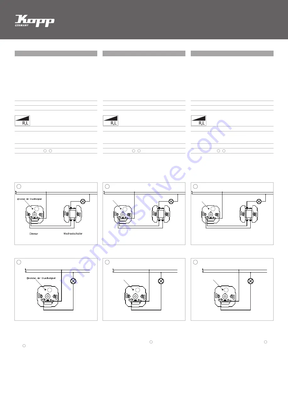 Kopp 8428 Installation And Operating Manual Download Page 1