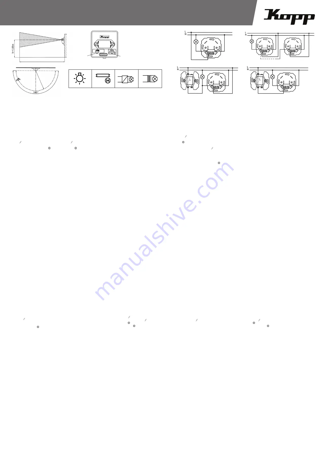 Kopp INFRAcontrol R 180 Instructions Download Page 2