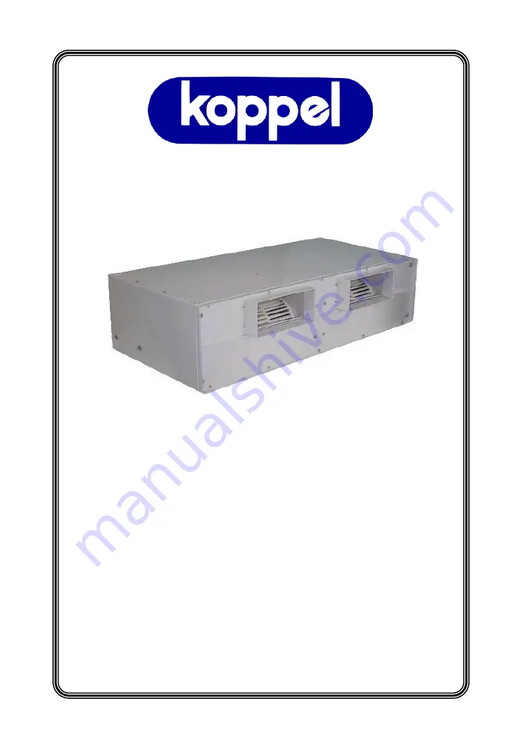 koppel KCSS Series Operation Manual Download Page 1