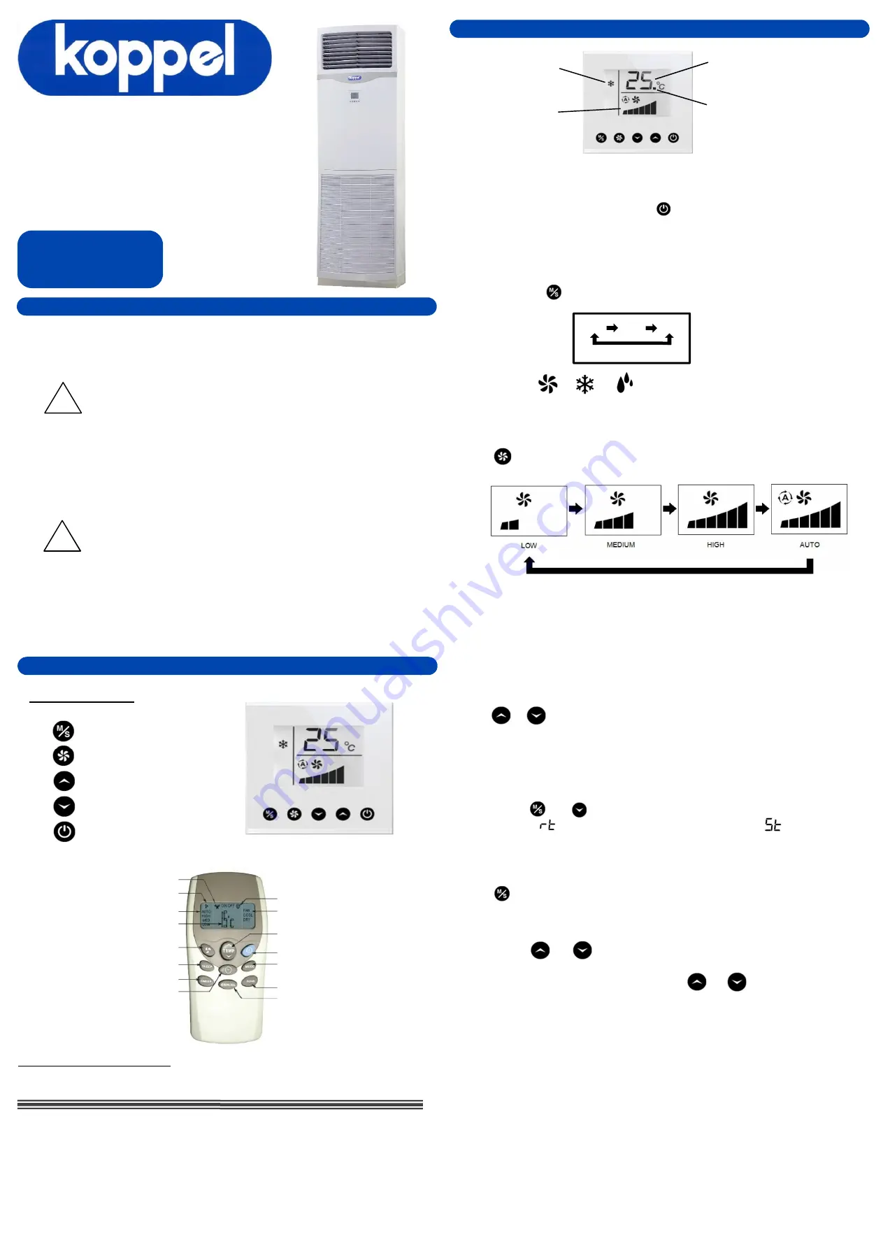 koppel KFM-36E0C Operation Manual Download Page 1