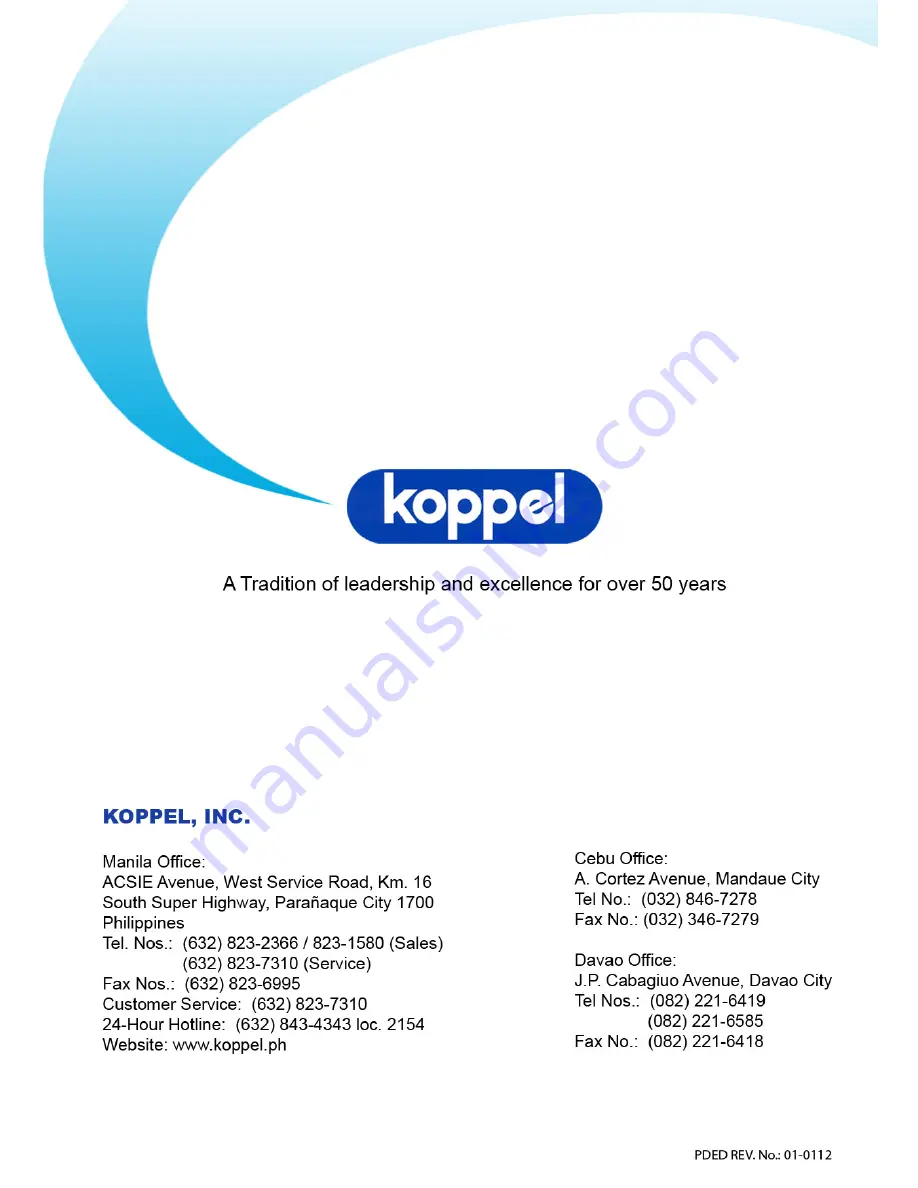 koppel KPC-09HH5B Скачать руководство пользователя страница 19