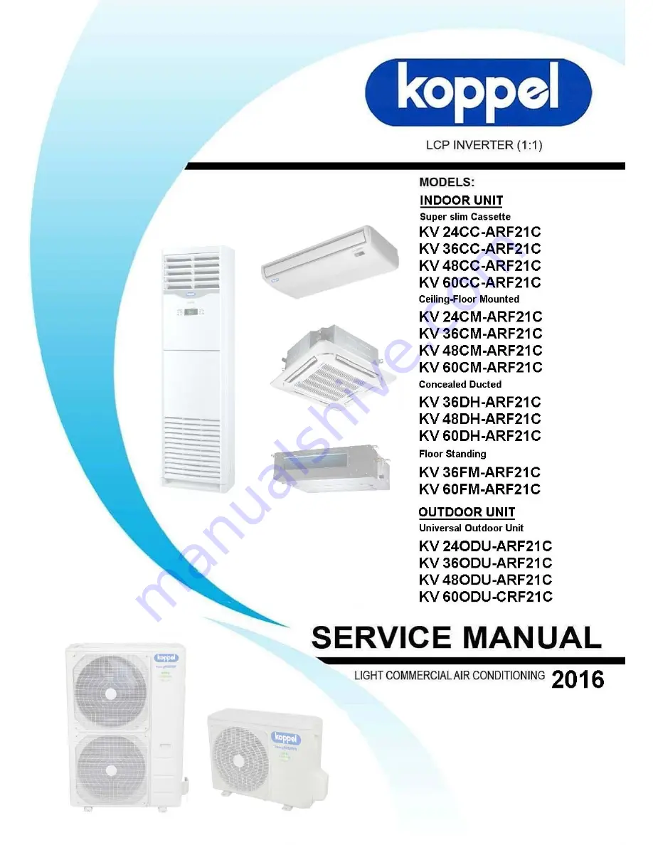 koppel KV24 ODU-ARF21C Скачать руководство пользователя страница 1