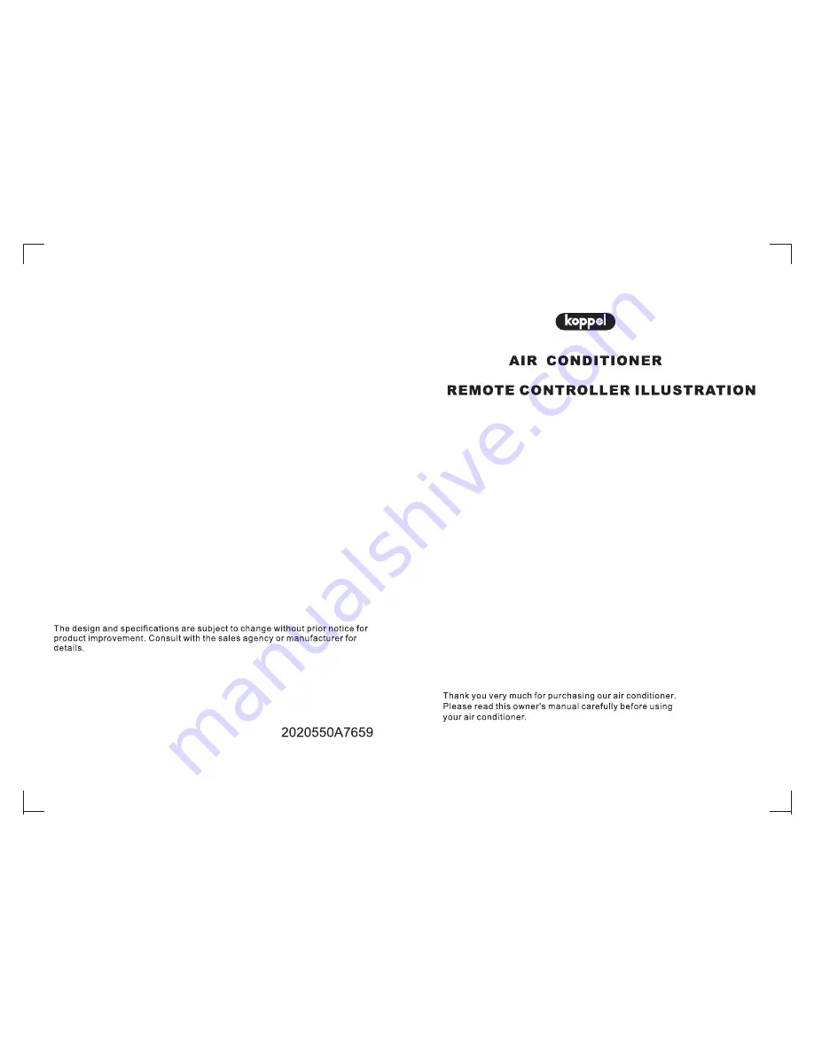 koppel RG52A/CEF Illustration Manual Download Page 1