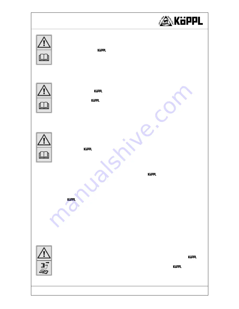 Koppl compakt comfort CC-2 Operating Manual Download Page 13