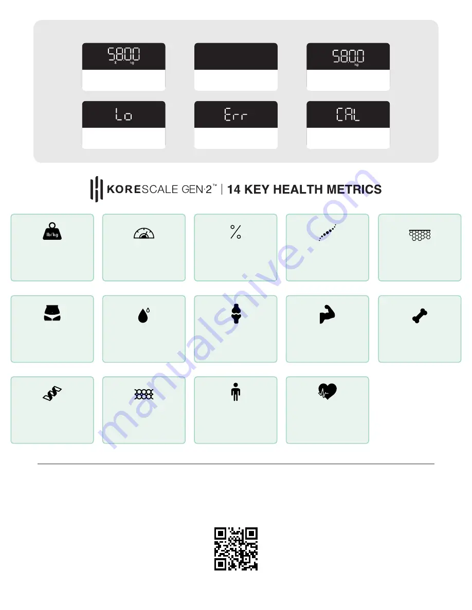 KOREHEALTH KoreScale Gen 2 Скачать руководство пользователя страница 3