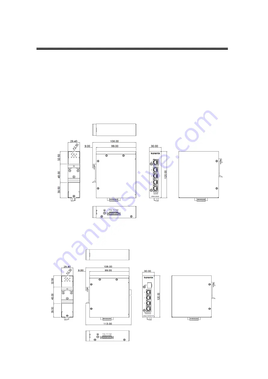 Korenix JetNet 3205G Series User Manual Download Page 7