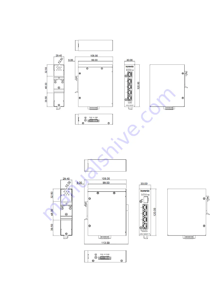 Korenix JetNet 3205G Series User Manual Download Page 8