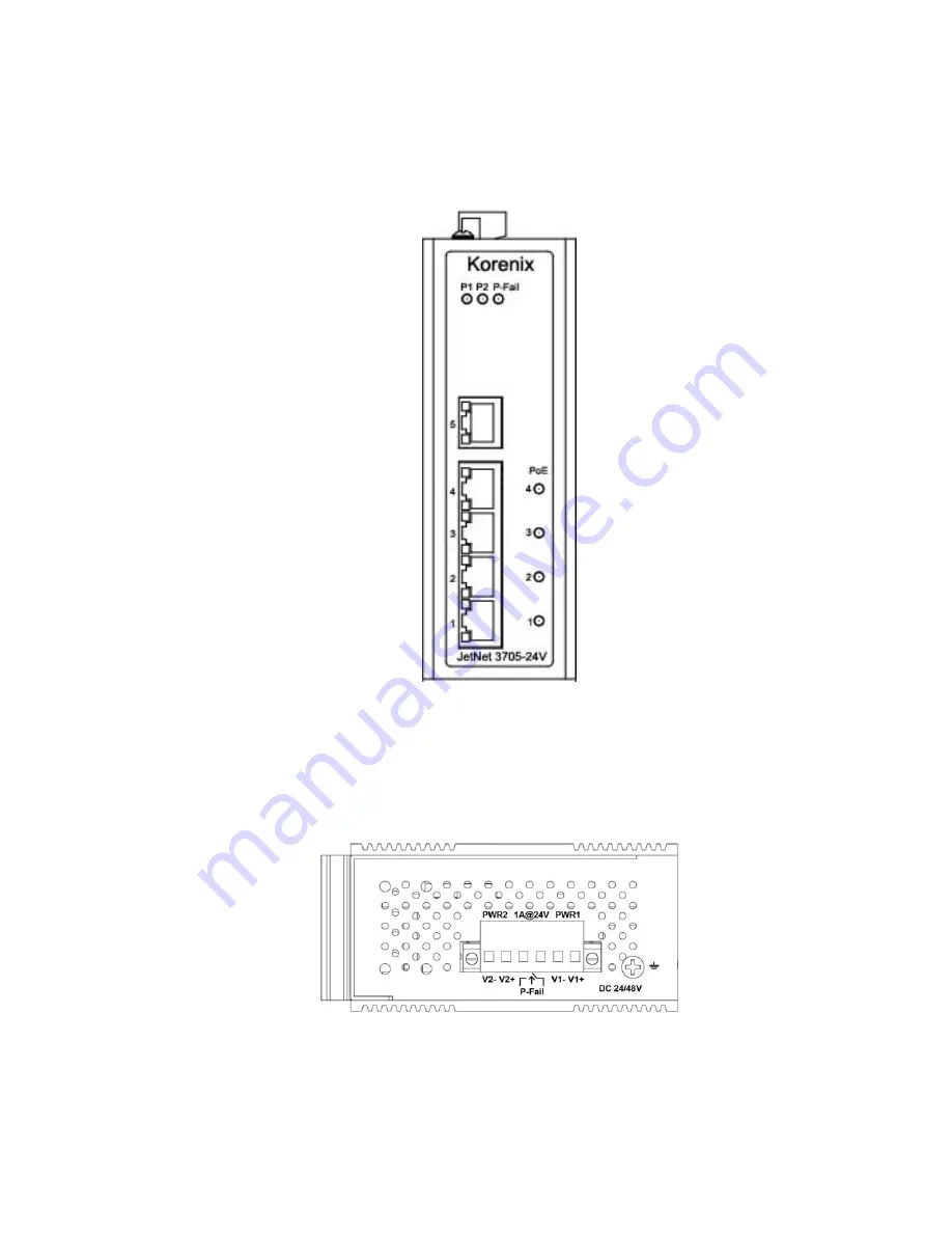 Korenix JetNet 3705-24V User Manual Download Page 7