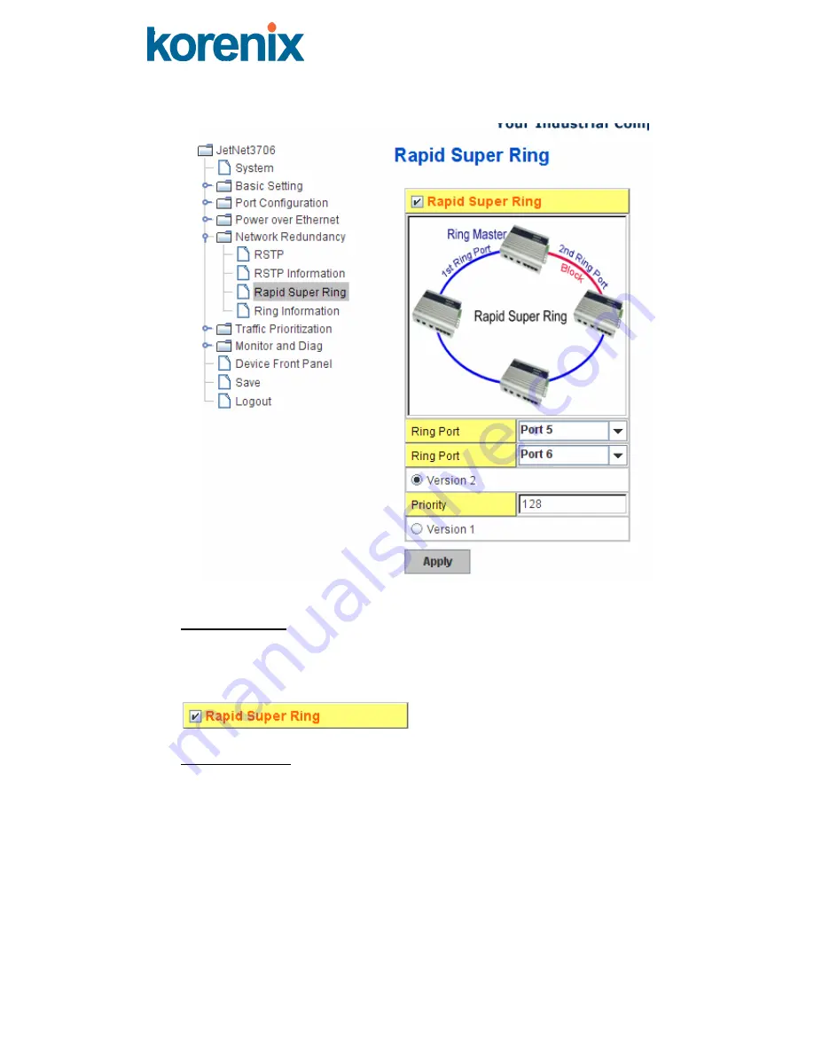 Korenix JetNet 3706 User Manual Download Page 35