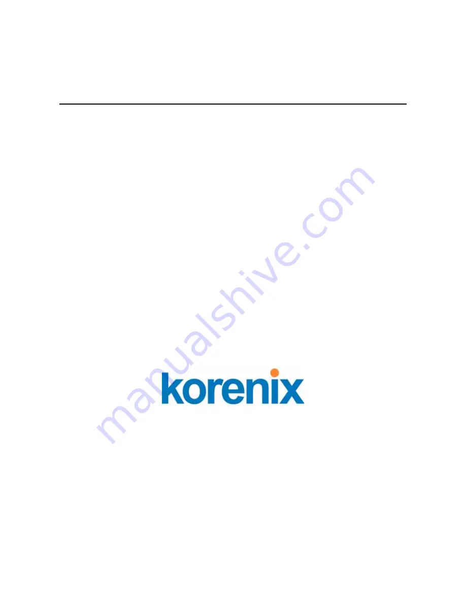 Korenix JetNet 4000 User Manual Download Page 1