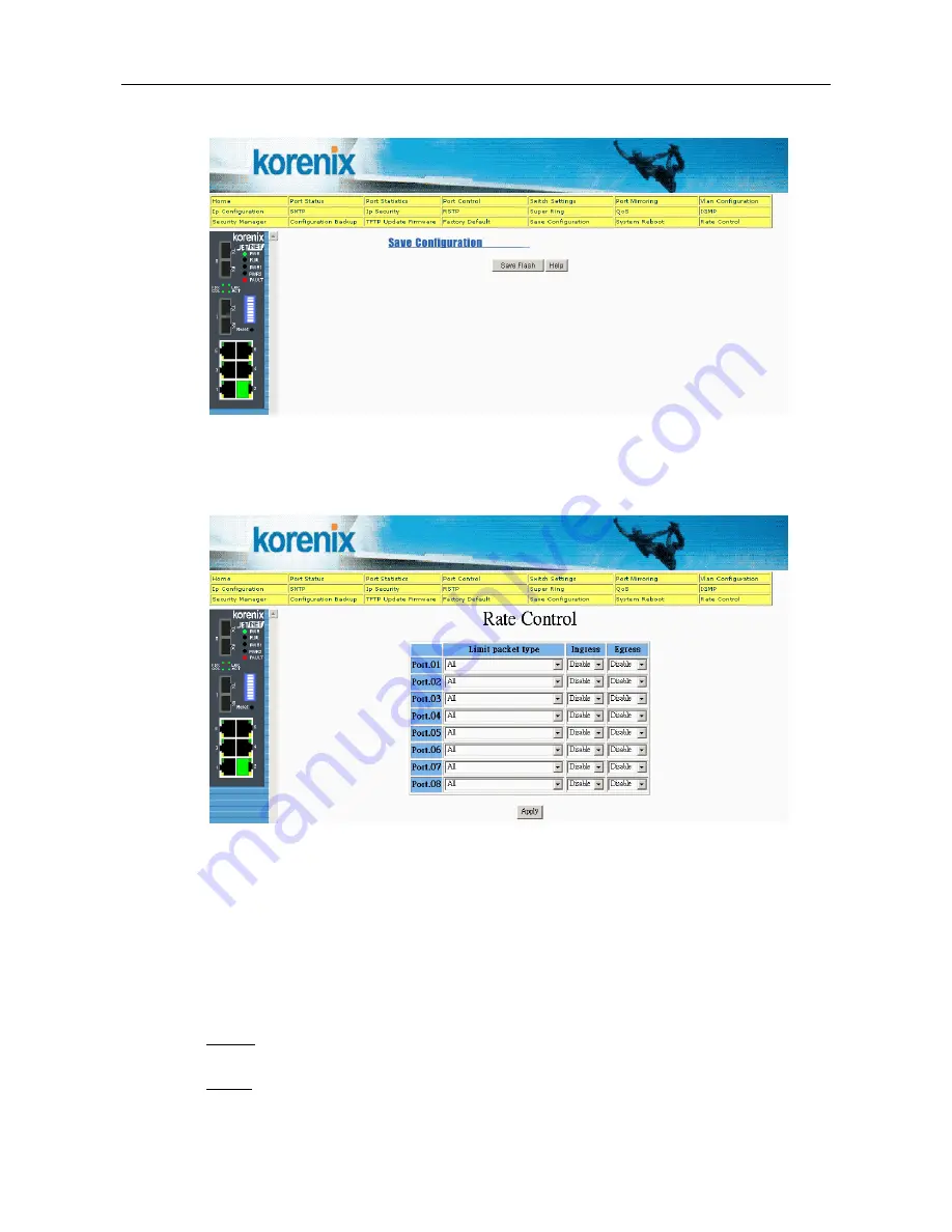 Korenix JetNet 4000 User Manual Download Page 43