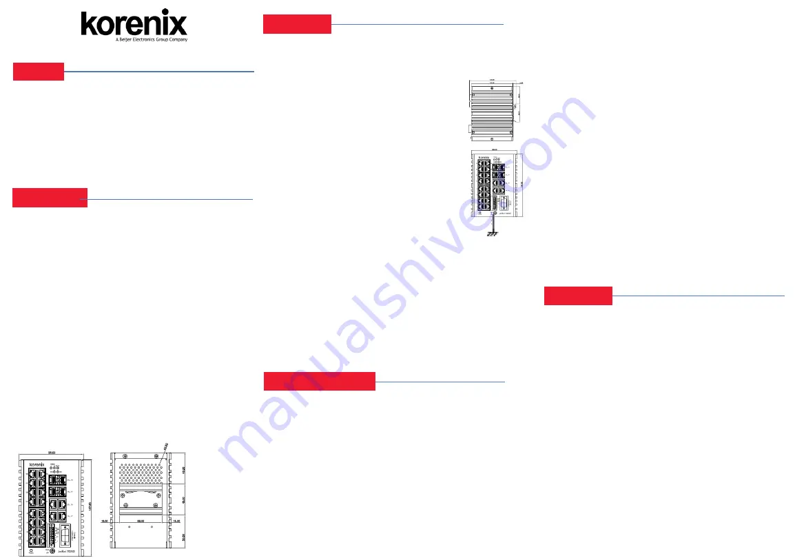 Korenix JetNet 7020G Quick Installation Manual Download Page 1