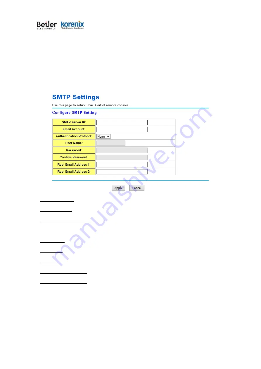 Korenix JetWave 2111 Series User Manual Download Page 62