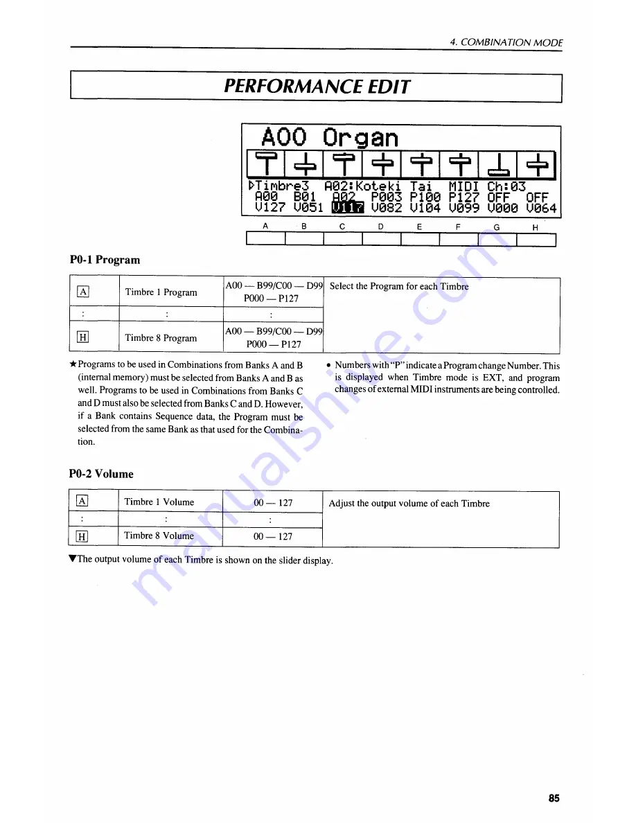 Korg 01/W Owner'S Manual Download Page 90