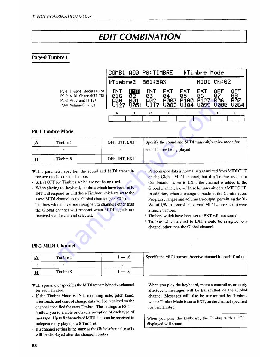 Korg 01/W Owner'S Manual Download Page 93