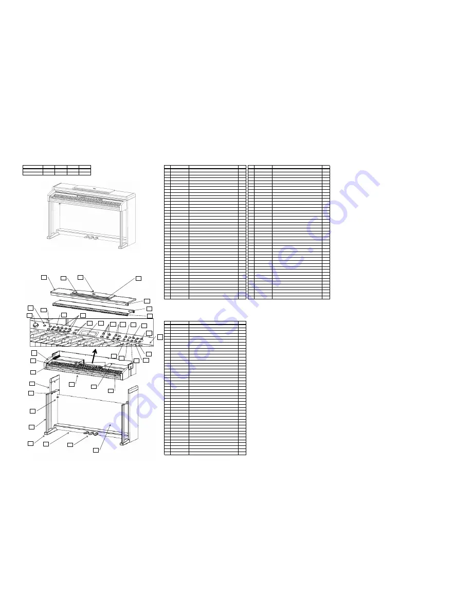 Korg C-520CH Service Manual Download Page 2