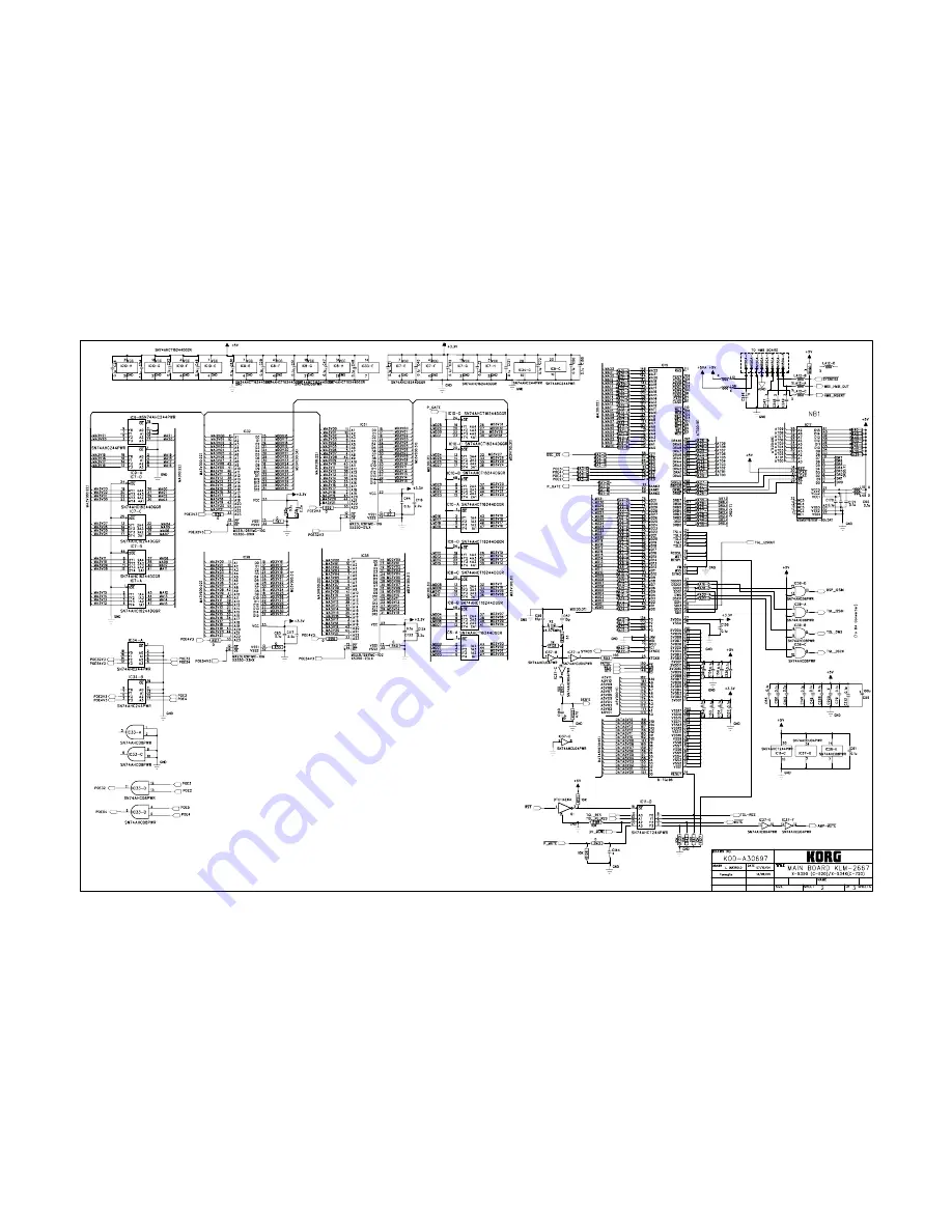 Korg C-520CH Service Manual Download Page 5