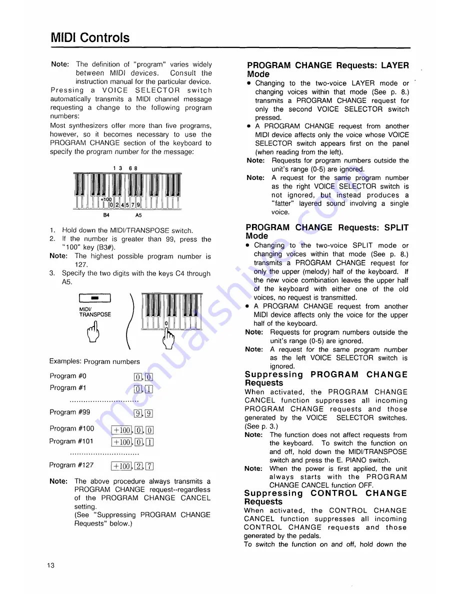 Korg Concert-4000 Owner'S Manual Download Page 14