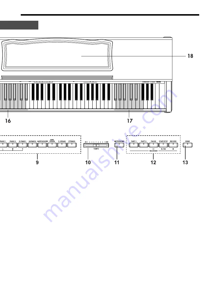 Korg CONCERT C-3200 Скачать руководство пользователя страница 5