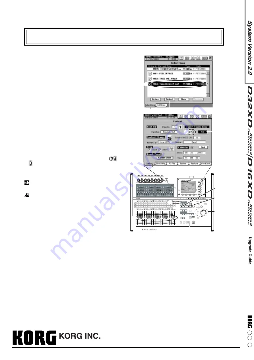 Korg D16XD Upgrade Manual Download Page 20