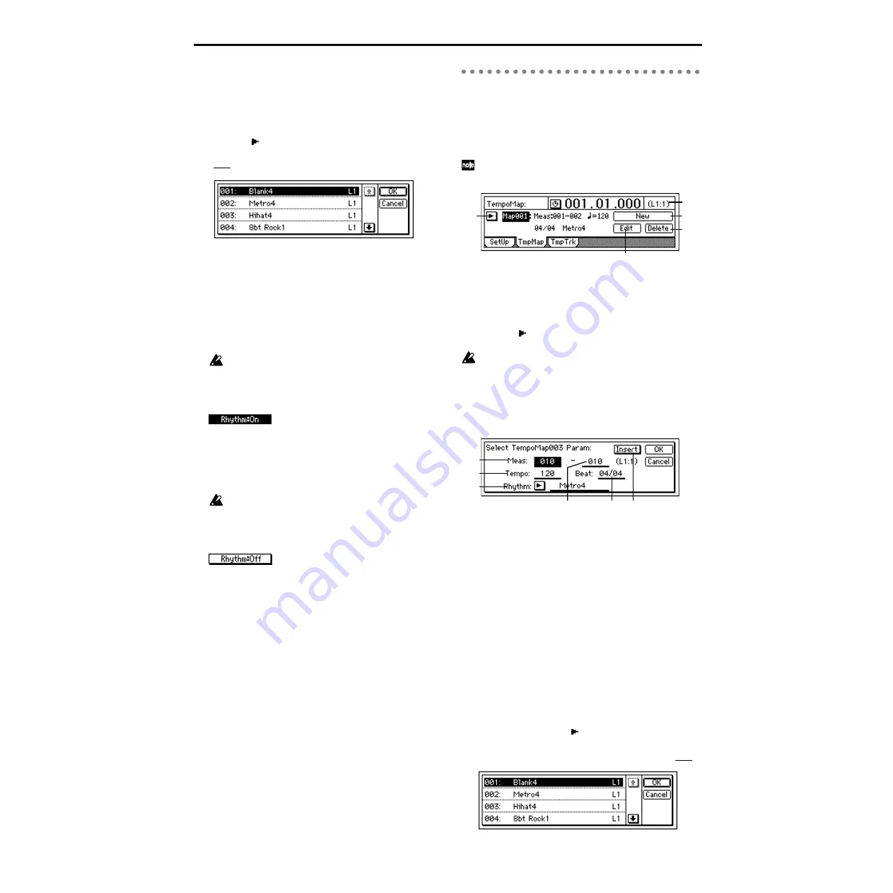 Korg EASYSTART D1600MKII Скачать руководство пользователя страница 124